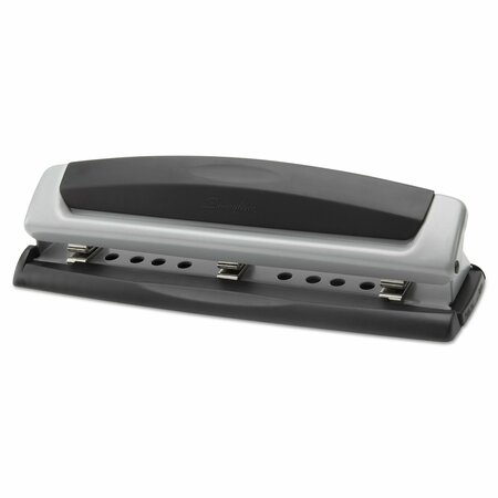 Swingline 10-Sheet Precision Pro Desktop Two-to-Three-Hole Punch, 9/32" Holes A7074037D